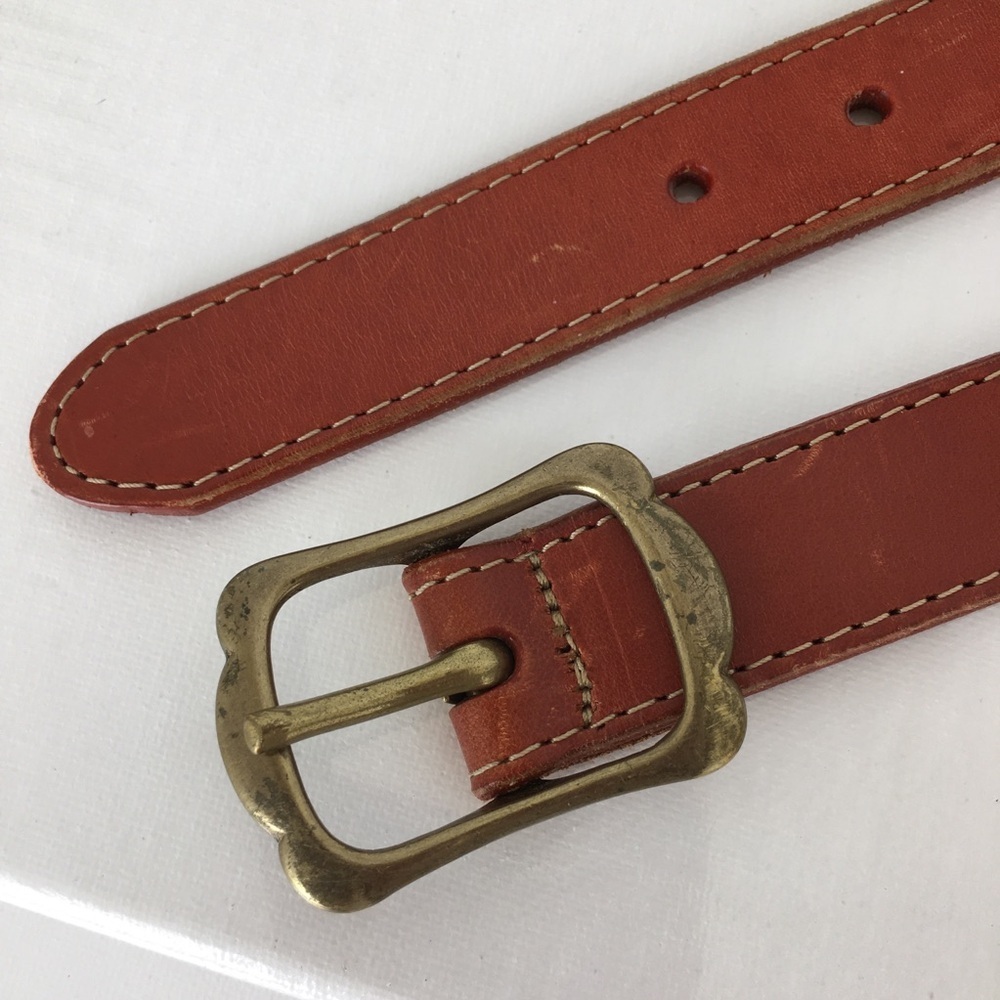 Martin Dingman Men’s Brown Leather Belt Size XL Italian Made Preppy Old Money - Picture 4 of 10
